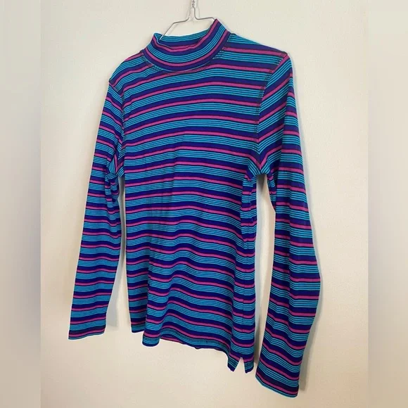 Northern Reflections Striped Turtleneck - Picture 8 of 10